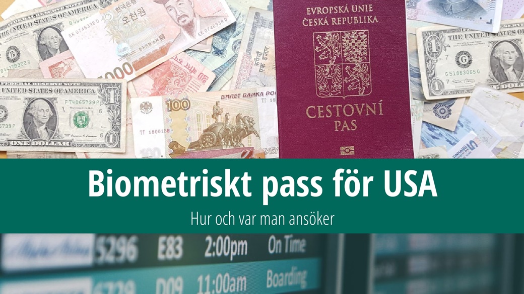 Biometriskt pass för ESTA-ansökan till USA | © Petr Novák