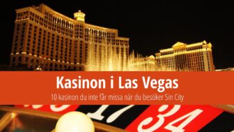 De 10 mest besökta kasinona i Las Vegas
