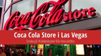 Coca Cola Store i Las Vegas – 16 lemonader från hela världen