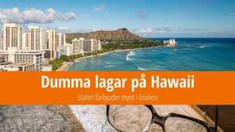 Dumma lagar på Hawaii: Staten förbjuder mynt i öronen