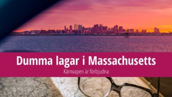 Dumma lagar i Massachusetts: Kärnvapen är förbjudna