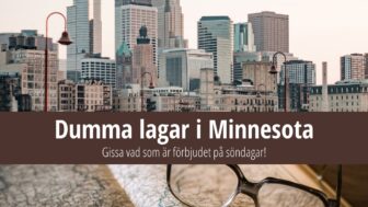 Dumma lagar i Minnesota: Inga hamburgare på söndag!