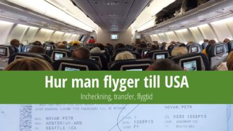 Hur man flyger till USA: Incheckning, transfer, flygtid