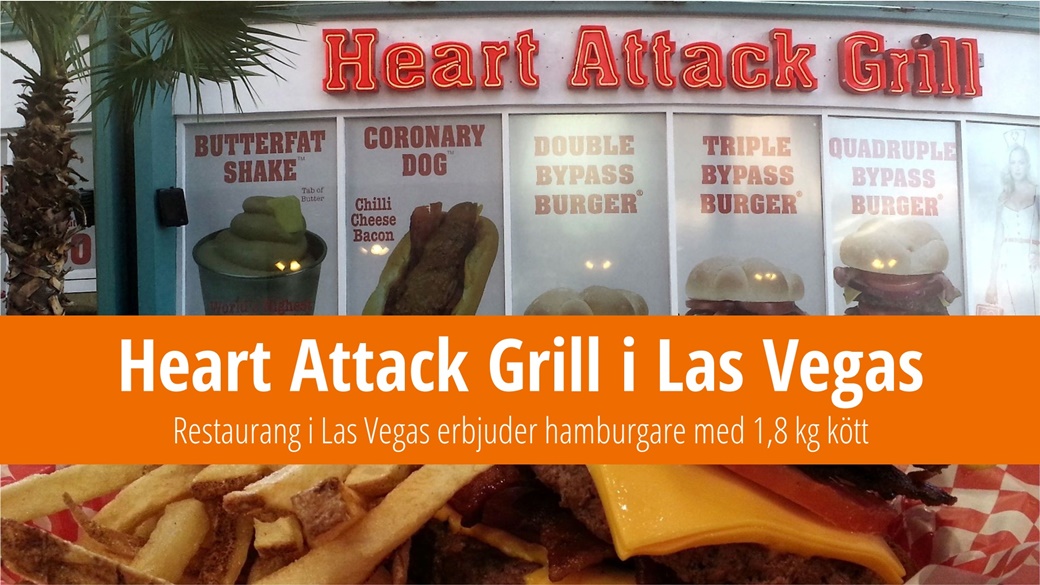 Heart Attack Grill i Vegas erbjuder en burgare med 1,8 kg kött | © Petr Novák