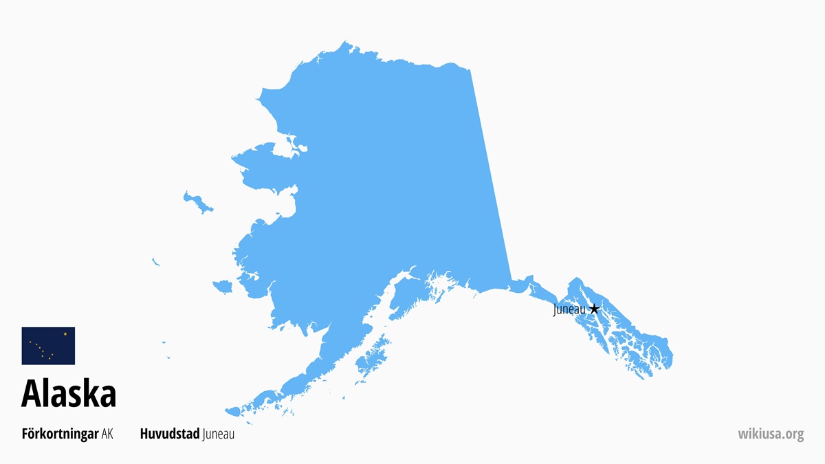 Karta över delstaten Alaska | Var ligger Alaska? | Alaska i USA – karta, största städer och vad man kan se