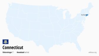 Connecticut i USA – karta, största städer och vad man kan se