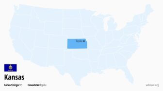 Kansas i USA – karta, största städer och vad man kan se