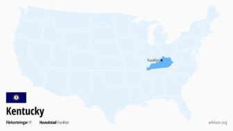 Kentucky i USA – fakta, huvudstad, karta och vad man kan se