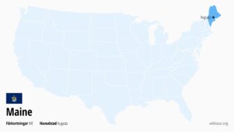 Maine i USA – karta, fakta, städer och vad man kan se