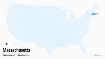 Massachusetts i USA – fakta, förkortning, karta och städer