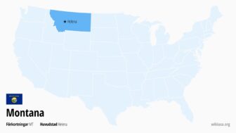 Montana i USA – karta, städer, fakta och vad man kan se