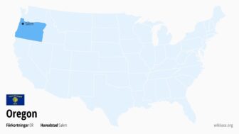 Oregon i USA – fakta, karta, största städer och vad man kan se