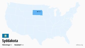 Syddakota i USA – karta, största städer och vad man kan se