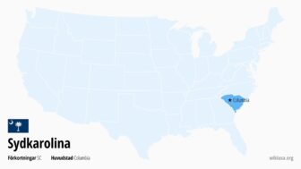 Sydkarolina i USA – karta, största städer och vad man kan se