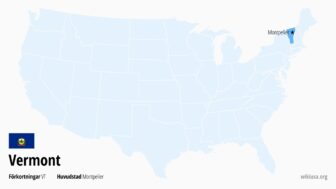 Vermont i USA – fakta, karta, städer och vad man kan se