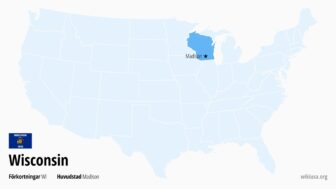 Wisconsin i USA – fakta, karta, städer och vad man kan se