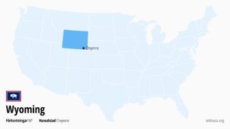 Wyoming i USA – fakta, karta, städer och vad man kan se