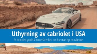 Cabriolet hyrbil i USA – pris, försäkring och bästa tips