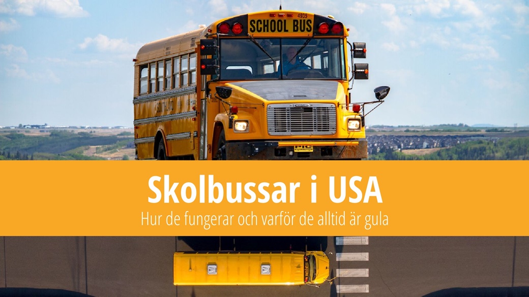 Skolbuss i USA – hur fungerar de och varför är de gula? | © Unsplash.com