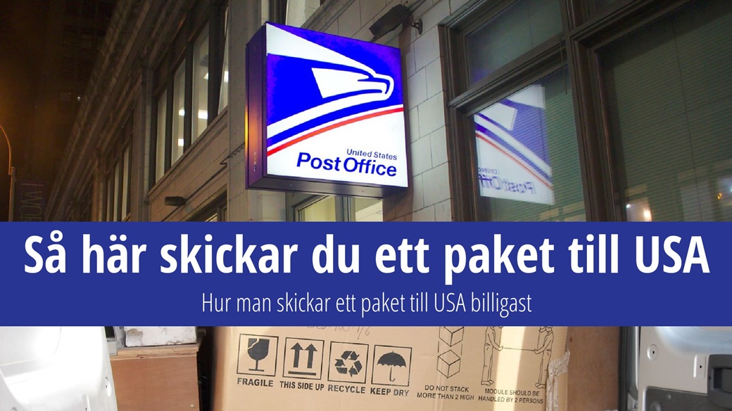 Hur skickar man ett paket till USA billigast | © Pixabay.com