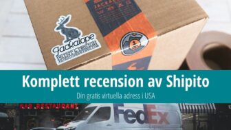 Granskning av Shipito – få gratis virtuell adress i USA