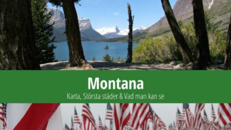 Montana: Karta, Största städer & Vad man kan se
