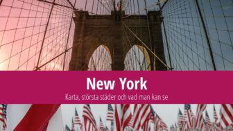 New York: Karta, största städer och vad man kan se