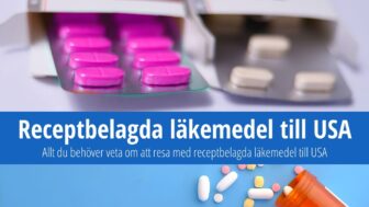 Receptbelagda läkemedel – hur reser man med dem till USA?