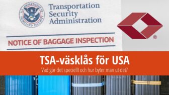 TSA-väsklås för USA: Vad gör det speciellt och hur byter man ut det?
